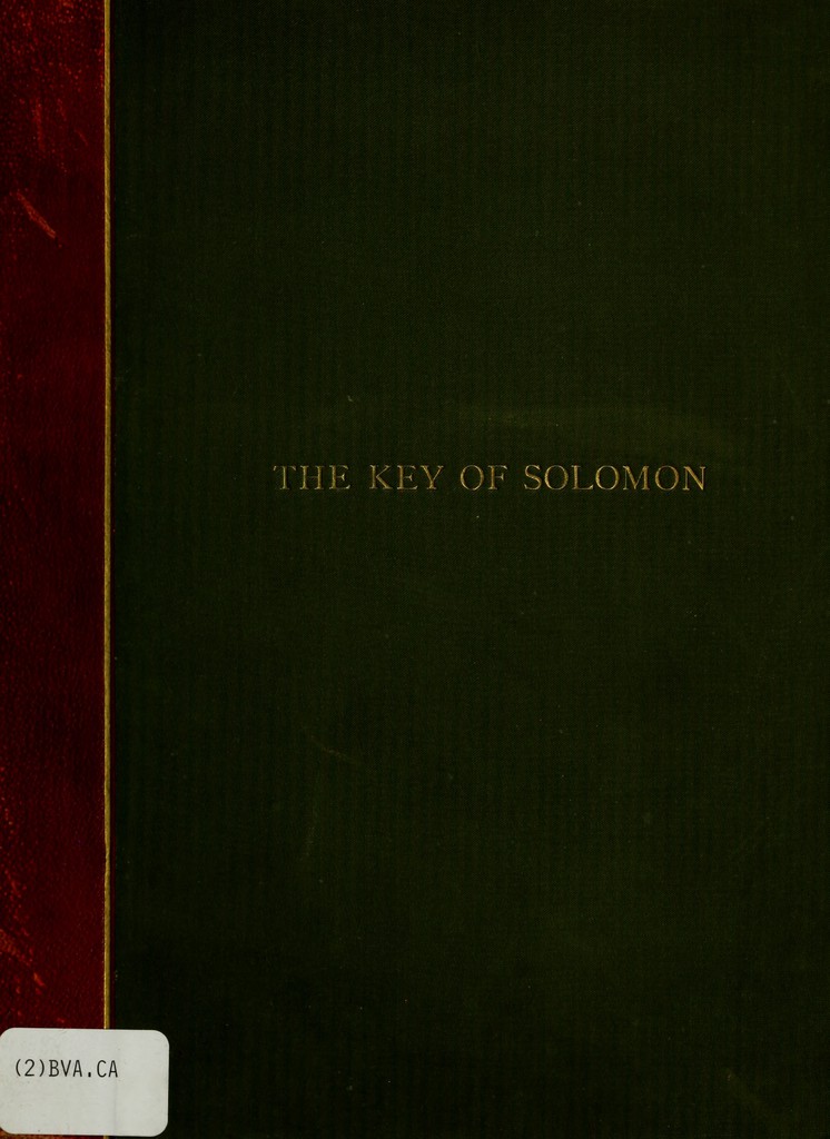 The Key of Solomon The King cover