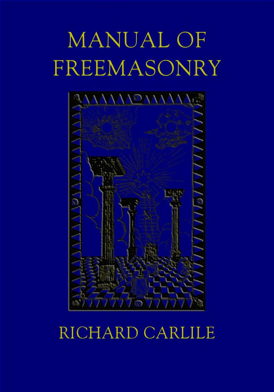 Manual Of Freemasonry cover