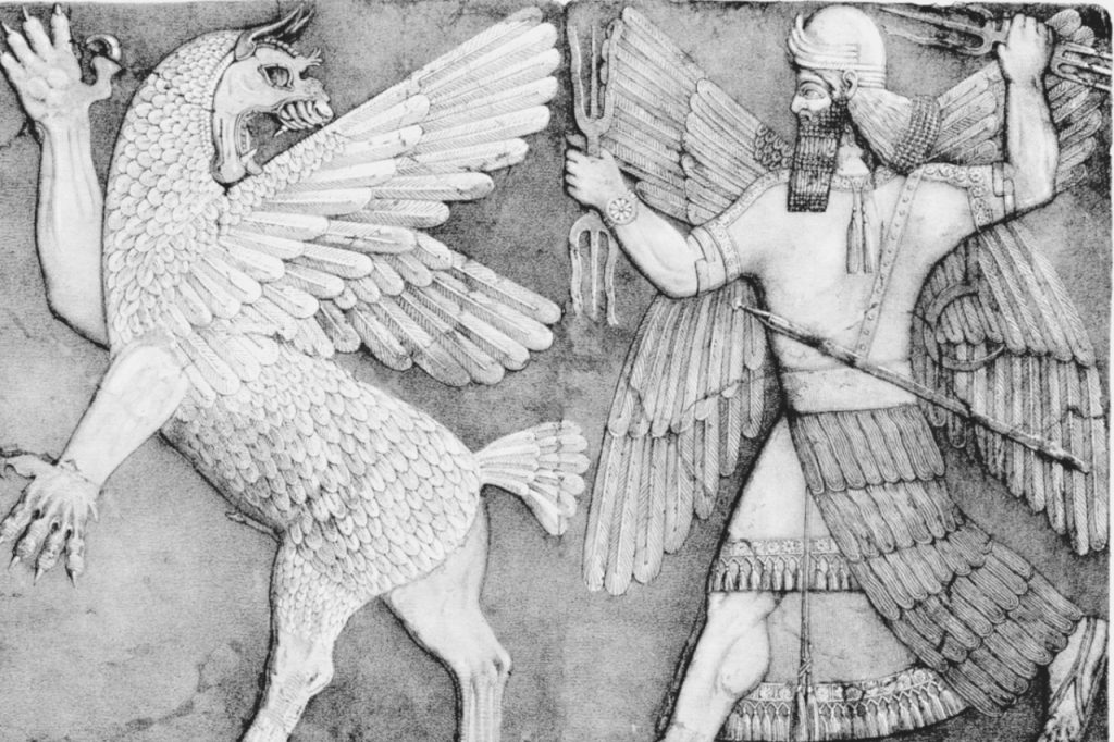 The fight with Tiamat cover