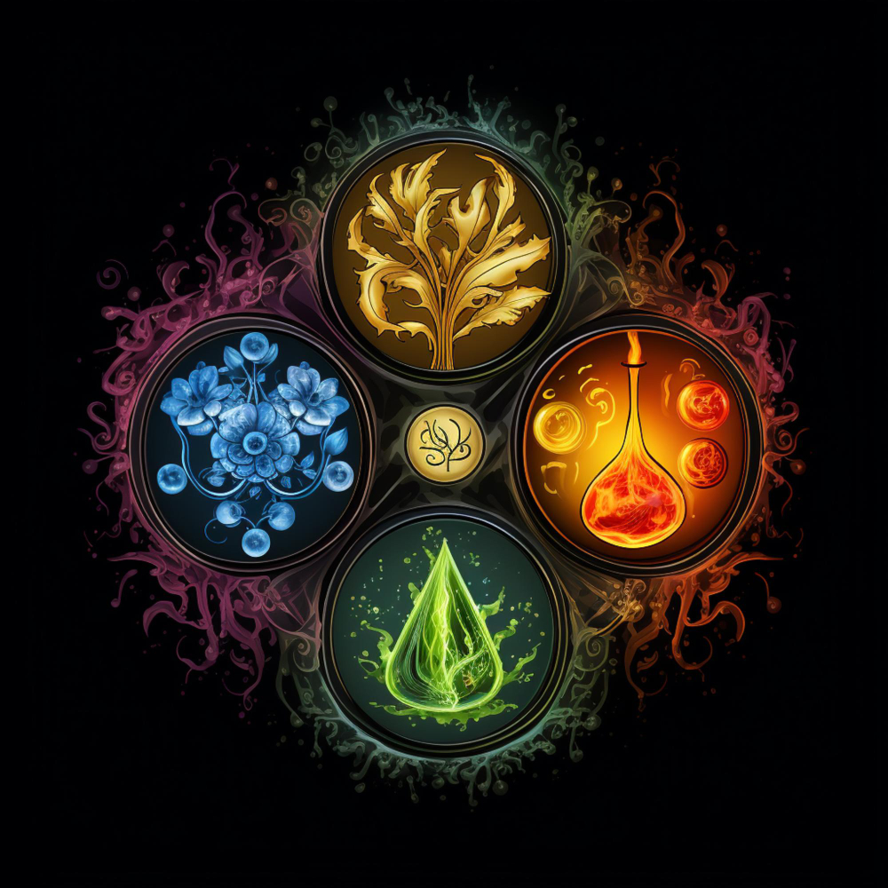 The Four Principles: Earth, Water, Air, and Fire cover